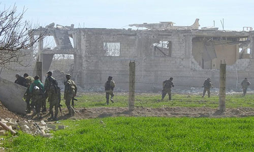 las tropas sirias avanzan en Ghouta Oriental El Ejército sirio controla más de una tercera parte de Ghouta Oriental